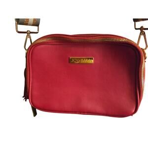 JOY AND IMAN Red Leather Purse